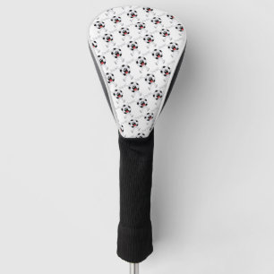 Laughing Soccer Ball Mascot Golf Head Cover