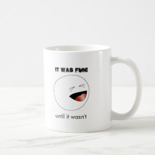 Laughing Stick Figure Head Coffee Mug