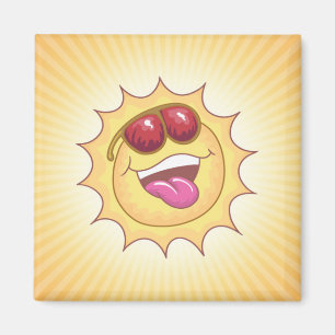 Laughing Sun Magnet