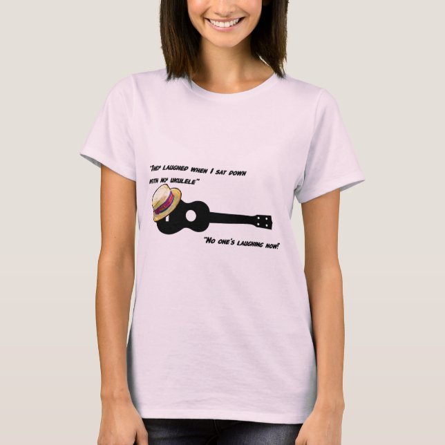 Laughing Ukulele T-Shirt (Front)