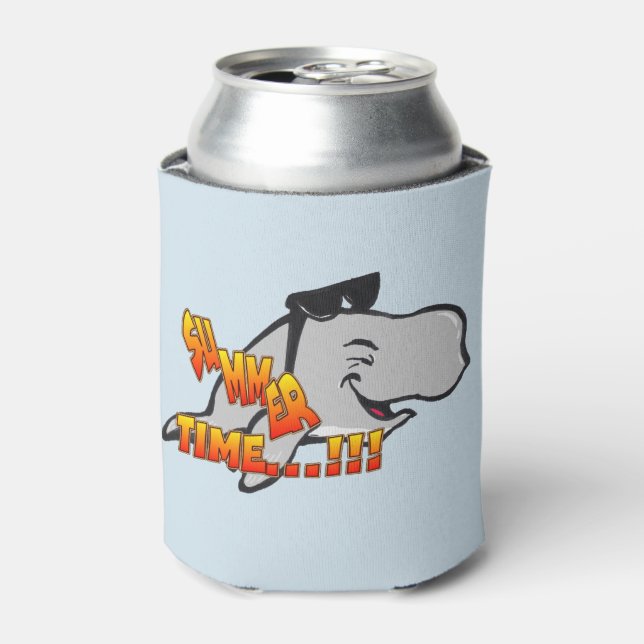 Laughing Whale Cartoon Can Cooler (Can Front)