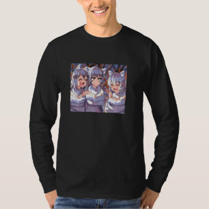 Laughing Wolves Meme Moe Anthropomorphism Version T-Shirt