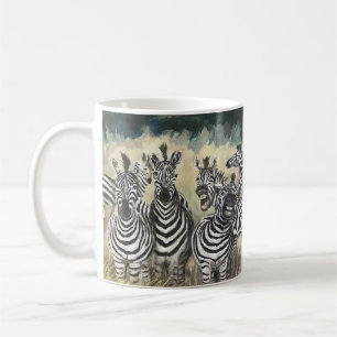 Laughing Zebra - A Cheerful Heart Coffee Mug