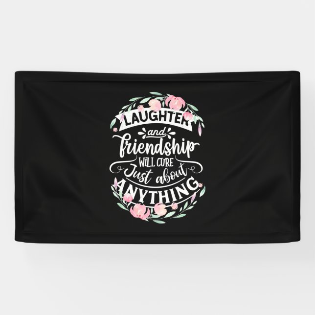 Laughter And Friendship Banner (Horizontal)