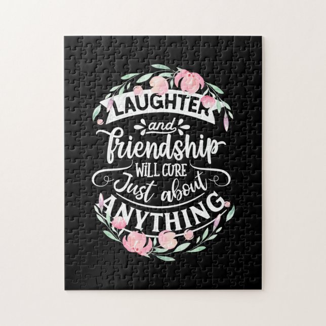 Laughter And Friendship Jigsaw Puzzle (Vertical)