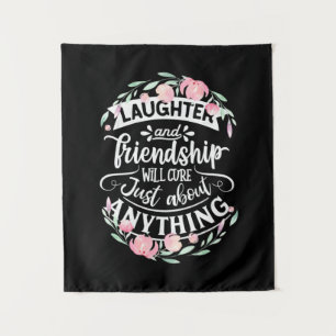 Laughter And Friendship Tapestry