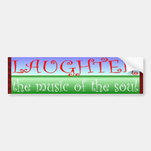 laughter bumper sticker