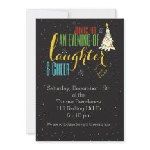 Laughter & Cheer Holiday Invite