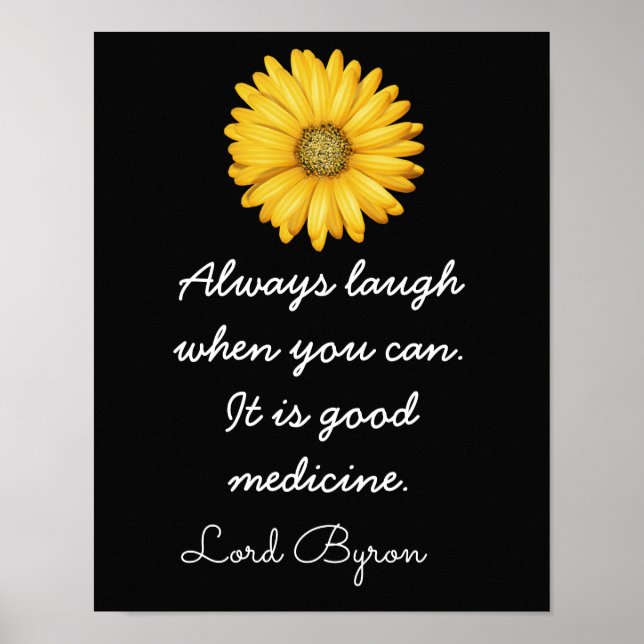 Laughter Good Medicine -- _ Art Print_ Poster (Front)