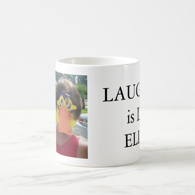 Laughter is Life's Elixir Coffee Mug (Center)