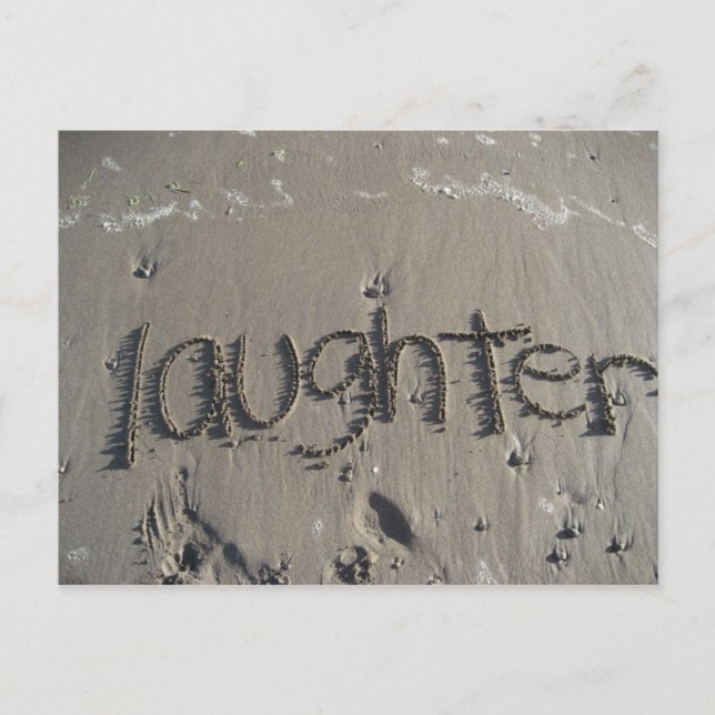 laughter postcard (Front)