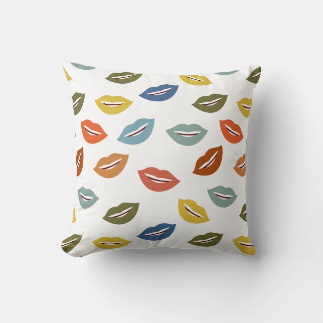 Laughter Throw Pillow (Front)