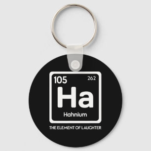 Laughter Yoga Laughing Ha The Element Pun Keychain