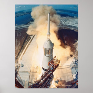 Launch of a Rocket Poster