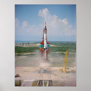 Launch of Freedom 7 Photograph Poster