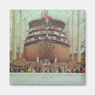 Launch of H.M.S. Royal Albert, Screw Steamer Magnet