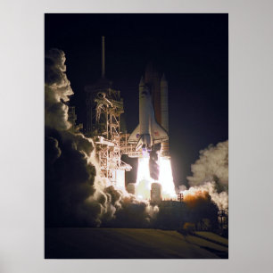 Launch of Space Shuttle Atlantis (STS-101) Poster
