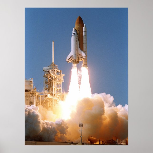 Launch of Space Shuttle Atlantis (STS-112) Poster (Front)