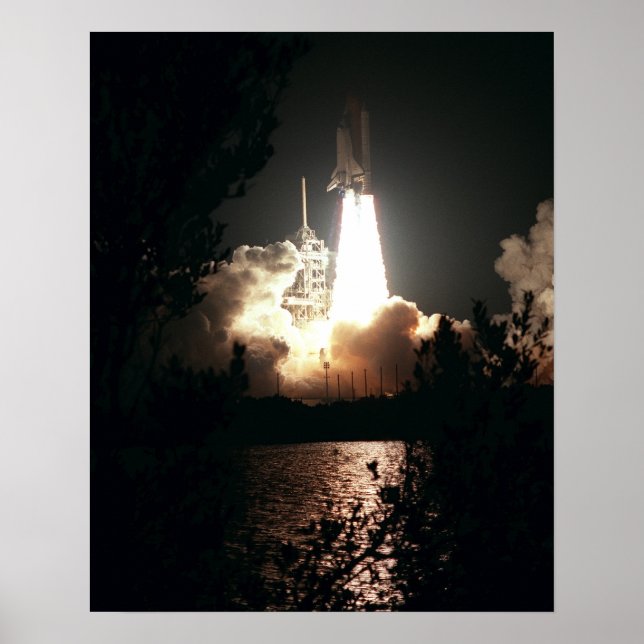 Launch of Space Shuttle Atlantis (STS-79) Poster (Front)