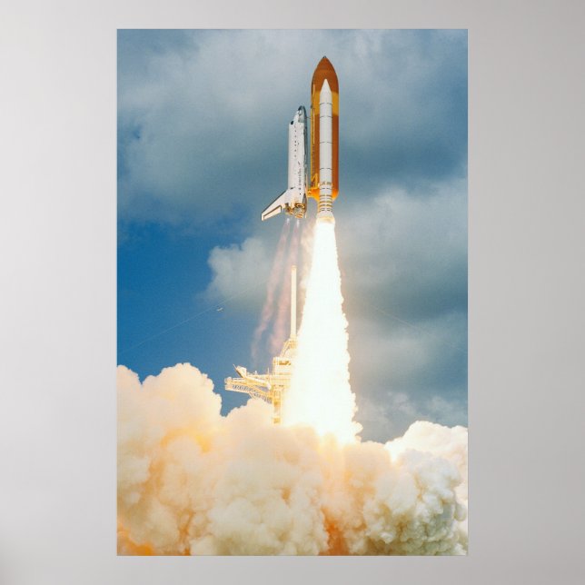 Launch of Space Shuttle Discovery (STS-114) Poster (Front)