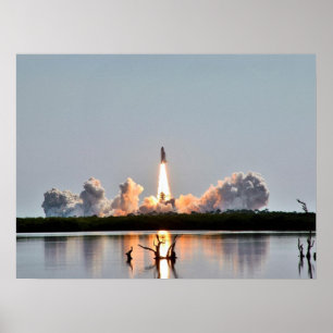 Launch of Space Shuttle Discovery (STS-114) Poster