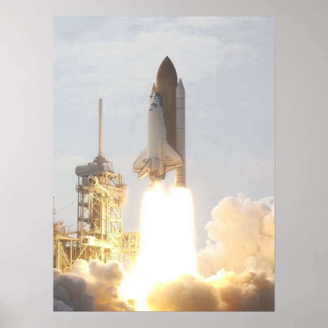Launch of Space Shuttle Endeavour (STS-111) Poster (Front)