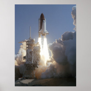 Launch of Space Shuttle Endeavour (STS-47) Poster