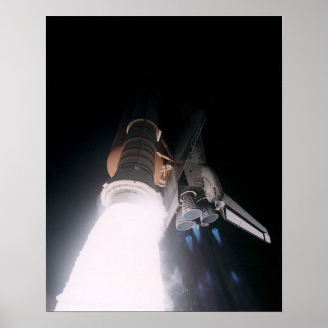 Launch of Space Shuttle Endeavour (STS-72) Poster (Front)