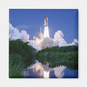 Launch of Space Shuttle Magnet