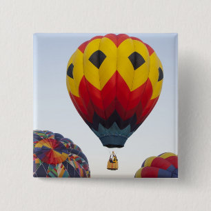 Launching hot air balloons 2 inch square button