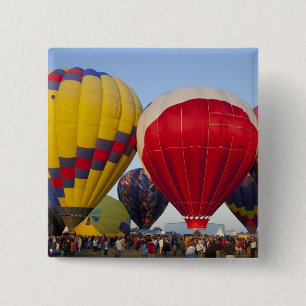 Launching hot air balloons 2 inch square button