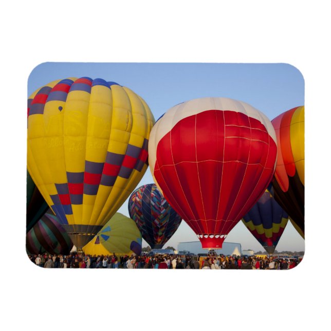 Launching hot air balloons 2 magnet (Horizontal)