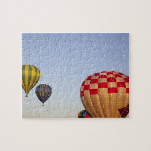 Launching hot air balloons jigsaw puzzle