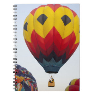 Launching hot air balloons notebook