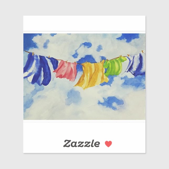 Laundry Art Clothesline (Sheet)