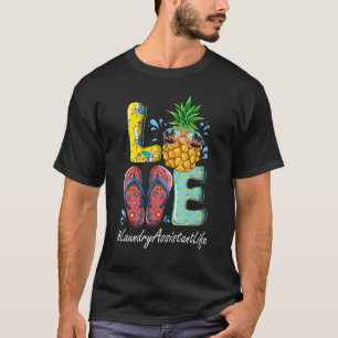 Laundry Assistant Hello Summer Happy Last Day Scho T-Shirt