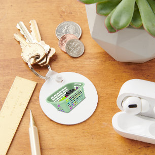 Laundry Basket Keychain