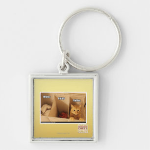 Laundry Cat Keychain