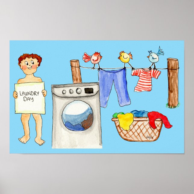 Laundry Day Poster (Front)