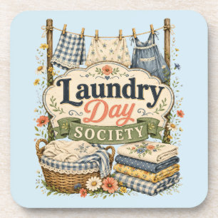 Laundry Day Society Cottagecore Florals Coaster