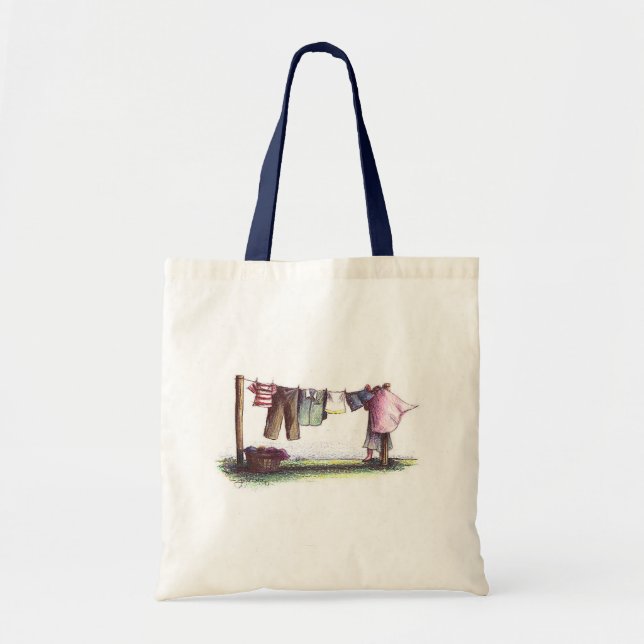 LAUNDRY DAY TOTE BAG (Front)