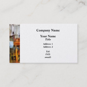 Laundry Drying in Kitchen Business Card
