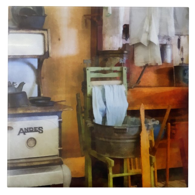 Laundry Drying in Kitchen Tile (Front)