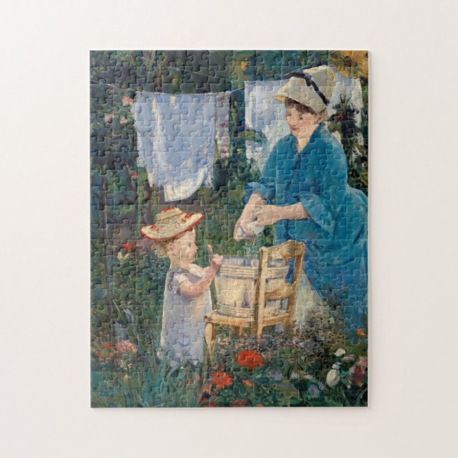 Laundry | Édouard Manet Jigsaw Puzzle (Vertical)