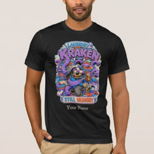 Laundry Kraken Personalized Funny Dog T-Shirt, Cus T-Shirt