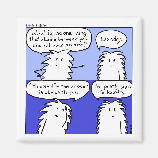 Laundry Little Niddles Comic Magnet (Front)