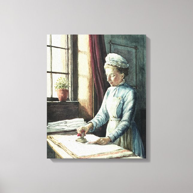 Laundry Maid, c.1880 Canvas Print (Front)