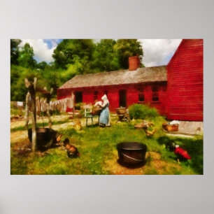 Laundry - Old School Laundry Poster