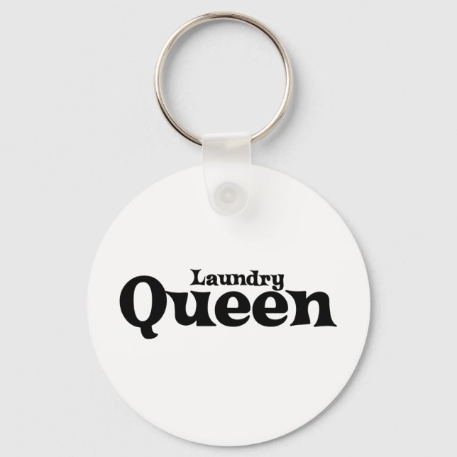 Laundry Queen Keychain (Front)
