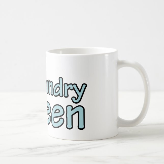 Laundry Queen with Crown Coffee Mug (Right)